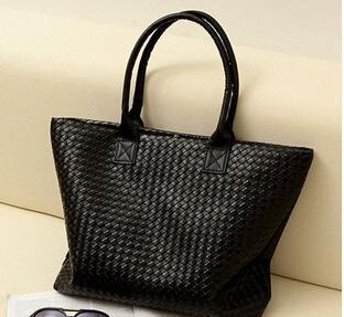 【廠家直銷2017新款女包韓版大容量PU編織女包手提單肩休閑大】價格_廠家_圖片 -